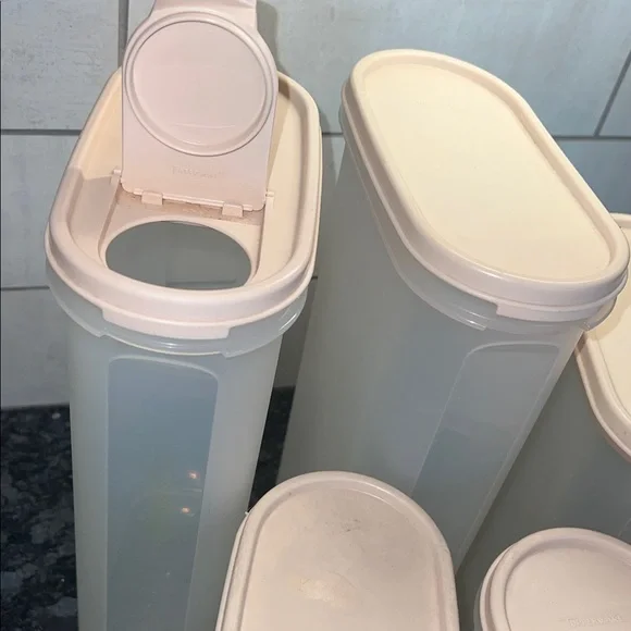 Vintage Tupperware Modular Mates. Stacking set of 8 containers